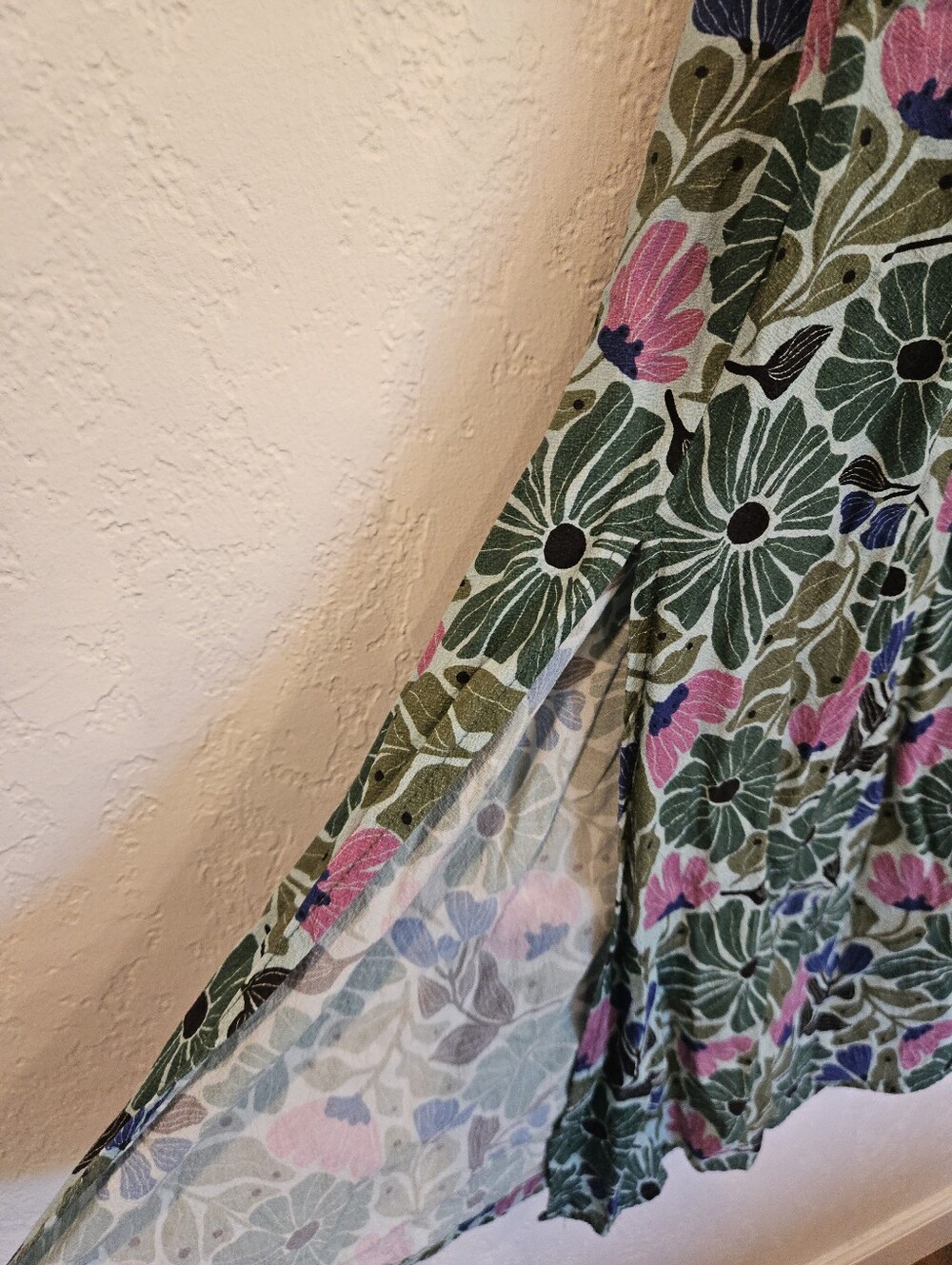 Marine Layer Annika Floral Midi Dress Green Floral Retro Print Women’s Size Med. - Picture 7 of 12
